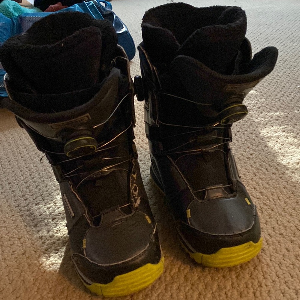 K2 Thraxis Triple Boa Snowboard Boots Size Men’s 7. Vibram sole, Intuition liner